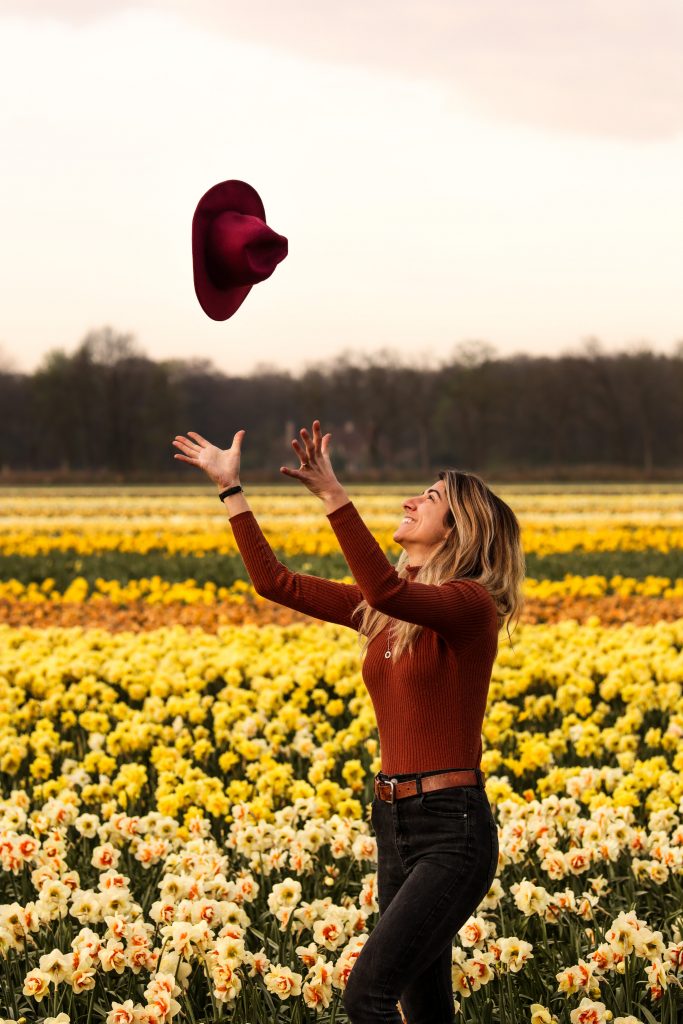 champs de tulipes aux Pays-Bas